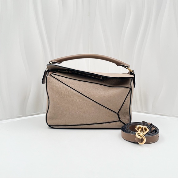 Loewe Handbags - LOEWE Puzzle Small Top Handle Bag Sand Grained Calfskin